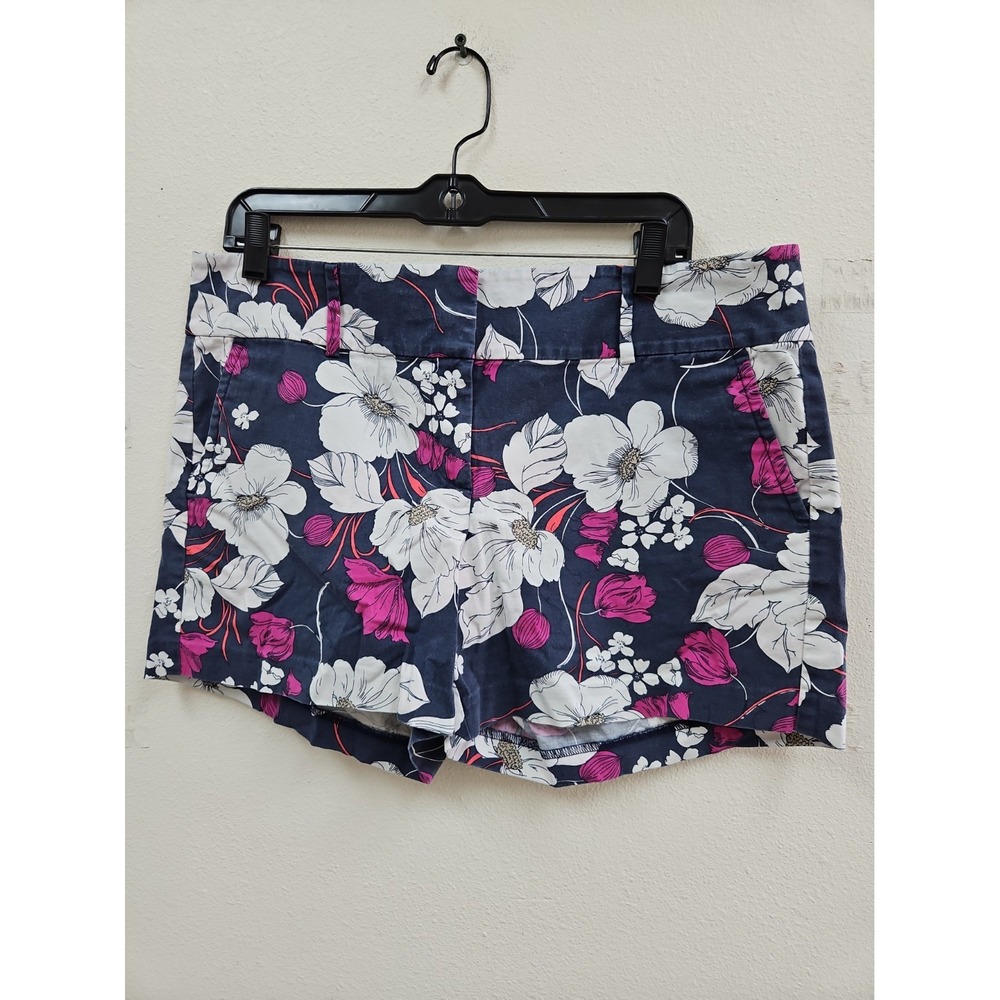 Ann Taylor Shorts Womens 12 Tropical Beach Flowers